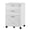 white, variant on 3-Drawer Mobile File Cabinet with Lock - Rolling Storage Cabinet for Home Office, Locking Casters, black
