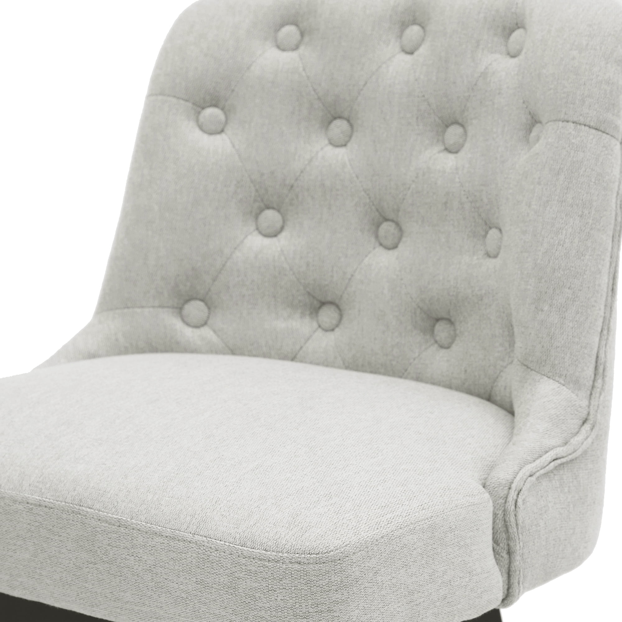 MINCETA Bar Stools,30" 360 Free Swivel Upholstered Bar Stool with Back-Performance Fabric in Beige Gray