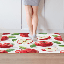 Apple Kitchen mat anti-fatigue kitchen mat mat kitchen floor mat washable kitchen carpet mat stand mat anti-fatigue floor mat