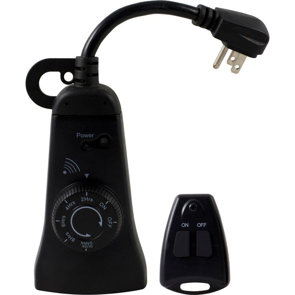 Defiant Outdoor Light Sensing Timer with Bonus Wireless remote