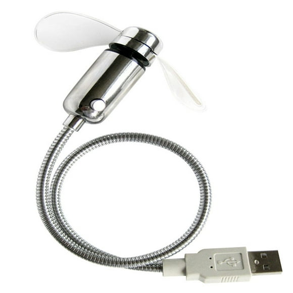 EeaseMX 1 mini ventilador portátil con reloj y pantalla de tiempo, USB, para el hogar.