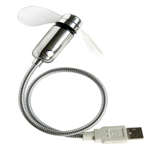 EeaseMX 1 mini ventilador portátil con reloj y pantalla de tiempo, USB, para el hogar.
