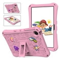 thumbnail image 3 of Allytechgroup Kids Case for Samsung Galaxy Tab A9 8.7", EVA Lightweight Bumper Shockproof Kickstand Shoulder Strap Children Friendly Tablet Case for Galaxy Tab A9 SM-X110 X115 X116, Pink, 3 of 8