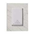 thumbnail image 4 of Bianco Keith 4"x6" Rectangle Italian Carrara White Marble Picture Frame, 4 of 7