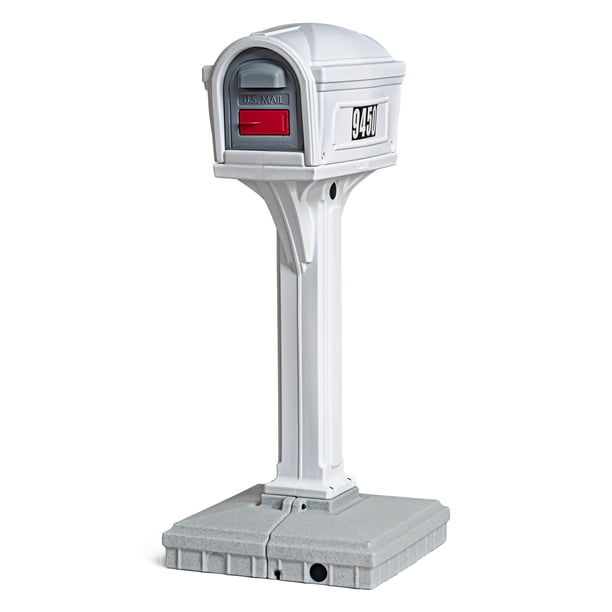 Mailbox Simplay3 Premium Dig-Free Easy Up Classic Blanco