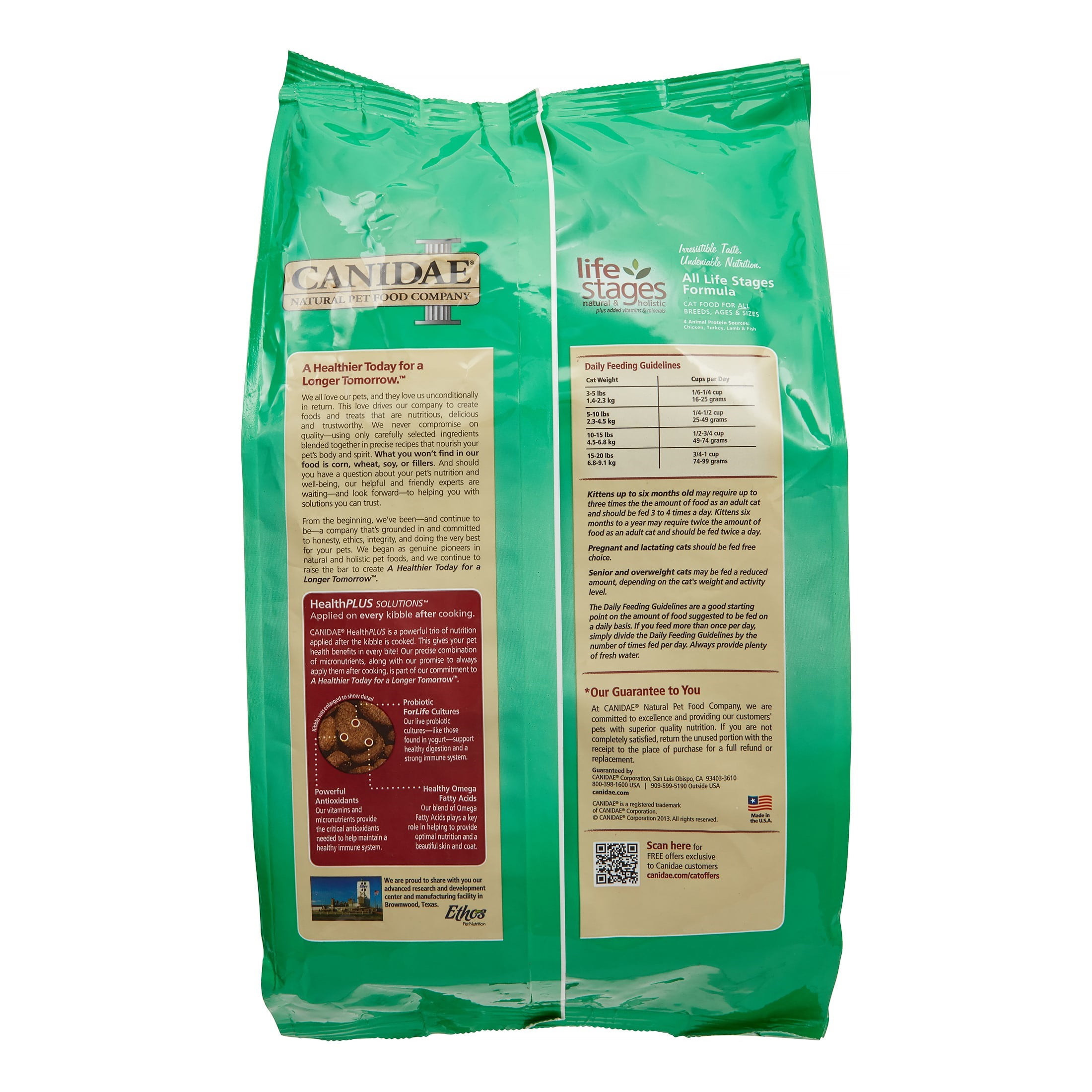 Canidae Life Stages Chicken, Turkey, Lamb & Fish Dry Cat Food, 8 lb