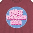 thumbnail image 3 of Instant Message - Over Thinkers Club - Women's Racerback Tank Top, 3 of 6