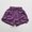 Purple, variant on Ovbmpzd Cotton Shorts for Girls Yoga Green Sports Elastic Waist Solid Shorts Girls' Leggings 4-5Years