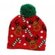 thumbnail image 5 of Gorro de Navidad para Mujer y hombre Yinane Con Luces LED verde, 5 of 5