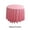Pink, variant on 70 Inch Round Tablecloth, Elegant Jacquard Wedding & Party Table Cover, Stain Resistant Polyester Fabric for Banquet, Restaurant, Home Decor - Multiple Colors