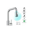 thumbnail image 2 of Smart Touchless Faucet with Motion Sensor Water Saving Faucet for Bathroom Kitchen Fits Silver, 2 of 5