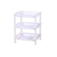 thumbnail image 4 of RXMEKW Shelves Shelf Storage Shelves Shelf Organizer Pantry Shelves Shelving Unit Rectangular Three-Layer Storage Rack Bathroom Plastic Storage Rack Bathroom Kitchen Storage Rack Floor Standing Rack, 4 of 5