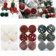 thumbnail image 2 of 6 piezas de adornos de bolas de Navidad de 6 cm, colgantes para árbol de Navidad, decoración para fiestas en el hogar, Año Nuevo 2025, Navidad, 2 of 5