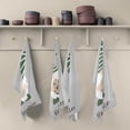 thumbnail image 2 of Cute Easter Gnome Kitchen Tea Towels Set of 6 Absorbent Hand Dish Towels, Grey Egg Dishcloths Lint-Free 18x28 Inch Fast Drying for Cooking Baking Home Clean, 2 of 7