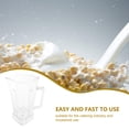 thumbnail image 5 of CIMAXIC Party Large Capacity Clear Blender Jug for Smoothies and Juices Reusable Plastic Pitcher for Kitchen Blending and Party Drinks 2L,10.24"X7.87"X7.48", 5 of 5