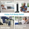 thumbnail image 3 of ® PureRelief® XL Heating Pad - 12" x 24" Electric Heating Pad for Back Pain & Cramps, 6 Heat Settings, Soft Machine Wash Fabric, Auto-Off & Moist Heat (Charcoal Gray), 3 of 8