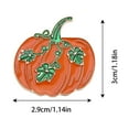 thumbnail image 3 of Happy Halloween Pumpkin Brooch Lapel Pin Metal Badge Jewelry for Women Men Party Accessory, 3 of 7