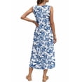 thumbnail image 3 of Fantaslook Long Tank Dresses for Women Summer Sleeveless Button Down Dress Casual Loose Beach Vacation Sundress, 3 of 8