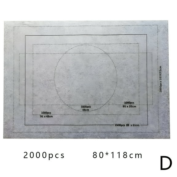 BESTSKY Roll Up Puzzle Felt Storage Pad Up To 2000Pieces Jigsaw Puzzle Storage Mat