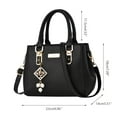 thumbnail image 2 of TAIAOJING Women Tote Bag Casual Leather Messenger Bag Large Capacity Fashion Bag Handbag, 2 of 3