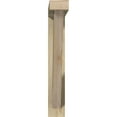 thumbnail image 2 of Ekena Millwork 4"W x 26"D x 26"H Traditional Block Rough Sawn Bracket w/ Offset Brace, Douglas Fir, 2 of 25