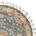 thumbnail image 3 of SAFAVIEH Aspen Jayma Oriental Wool Area Rug, Blue/Rust, 7' x 7' Round, 3 of 3