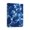 Bleu et Blanc-36, variante sur Uvre d'Art Fleur Abstraite Bleue Impressions sur Toile Moderne, Art Mural pour Salon, Chambre et Décoration Intérieure, 12x16 Pouces