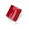 thumbnail image 3 of Women’s Red Genuine Leather RFID Blocking Bifold Wallet Clutch Purse with Card Slots, Bill Compartments, Photo Holder & 2 SD Card Holders, 3 of 14
