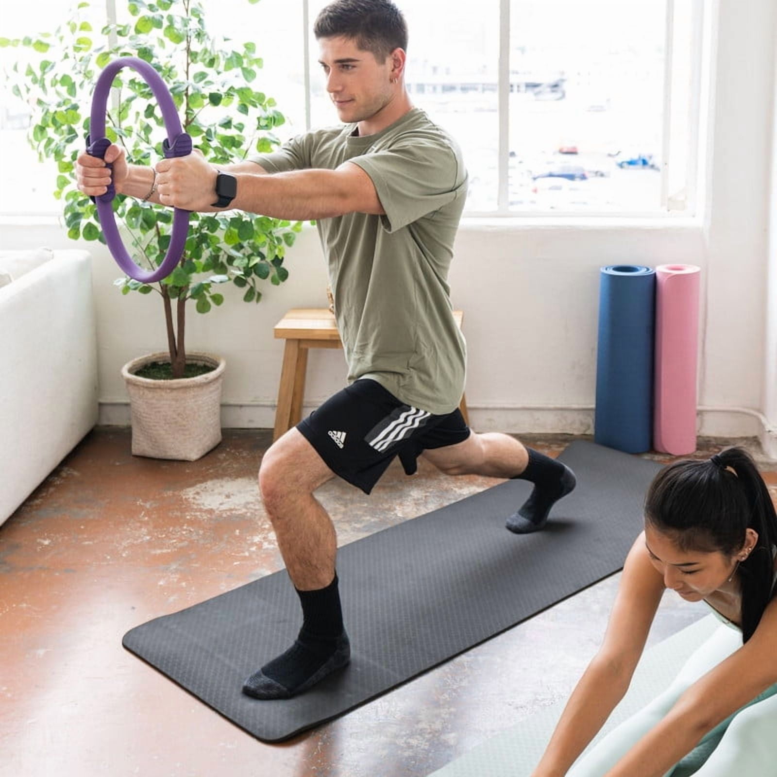 Ecowise Premium Yoga/Pilates Mat (Onyx)