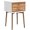 Brown, variant on Safeplus 23.5" Nightstand Set of 2 with 2 Drawer, Wood End Side Table for Living Room Bedroom Furniture