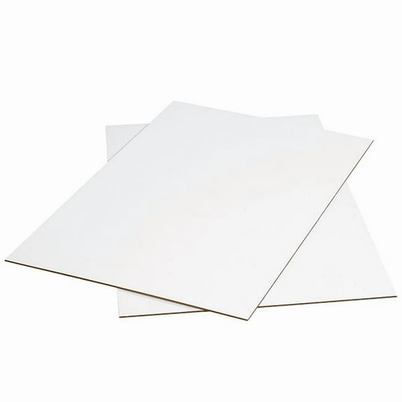 Global Industrial B2276729 Corrugated Sheets - 40 x 40 in. - White