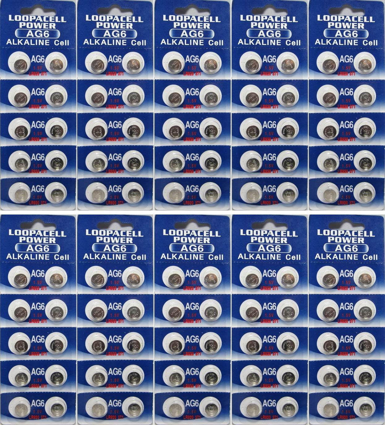 LOOPACELL 100 AG6 371 Watch Batteries