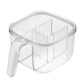 thumbnail image 1 of Caja De Condimentos Para Especias, Estante Transparente Para Condimentos, 4 Compartimentos, Tarro Para Especias Con 4 Cucharas Para Azúcar, Sal, Pimienta Y Otras Especias, 1 of 8