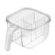 thumbnail image 1 of Caja De Condimentos Para Especias, Estante Transparente Para Condimentos, 4 Compartimentos, Tarro Para Especias Con 4 Cucharas Para Azúcar, Sal, Pimienta Y Otras Especias, 1 of 8