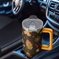 thumbnail image 4 of 40oz Xmas Tumbler with Straw and Handle Leak Proof Stainless Steel Cup Merry Christmas Gifts for Holiday Travel, 4 of 4