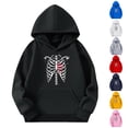 thumbnail image 5 of qucoqpe Halloween Sweatshirt Boys and Girls Casual Long Sleeve Hoodies Cute Oversized Fleece Pocket Sweatshirt Tops, 5 of 5