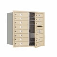 thumbnail image 4 of Salsbury Industries Recessed Private 14 Door Front Load 4C Horizontal Mail Center with 1 Parcel Locker, 4 of 4