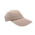 thumbnail image 2 of Michael Kors MK Signature Hat Logo Print Stretch Cotton Baseball Cap, Light Pink, One Size, 2 of 5