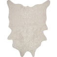 thumbnail image 5 of Loloi Bryce Faux Cowhide Ivory / Champagne Area Rug, 5 of 6