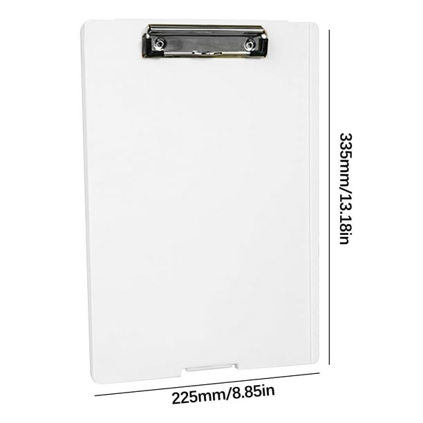 Carpeta de Artículos de Oficina Linda Almohadilla de Escritura, Caja de Almacenamiento de Papel de Prueba, Caja de Archivo Multifuncional, Tabla de Escritura, Clip de la Tabla A4 para Artículos de Ofi