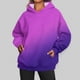 thumbnail image 4 of Gibobby Sudadera para mujer, Sudaderas de Gran tamaño para Mujer Atlético Womens Sherpa Hoodie Fluffy Mujeres con Capucha para Mujer Jersey con Bolsillos(Morado,G), 4 of 5