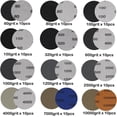 120 Pcs 3 Inch Sandpaper Polishing Pad, Bench Grinder Attachment, 60 ...