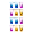 thumbnail image 3 of Inteprter 6 copas de vino para fiestas, copas acrílicas para dispensador de vidrio, juegos para beber, soporte para cóctel, colorido No.02 2piezas Inteprter CBP149145, 3 of 6