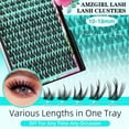 thumbnail image 3 of Lash Clusters Kit AMZGIRL LASH Manga Extension 140 unidades, 3 of 6