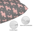 thumbnail image 3 of Fuzoiu Poodle Dog Print Pillow Case with Hidden Zipper,Pillow Covers,Soft and Comfortable Pillowcase-16"x24", 3 of 6