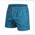 thumbnail image 2 of NIEWTR Men's Workout Gym Shorts 7-inch Inseam Lightweight Running Athletic Casual Training Shorts(Blue,M), 2 of 5