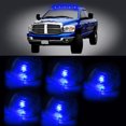 thumbnail image 4 of CCIYU Cab Marker Light 5Pcs Amber Roof Running Lamps+5x Blue T10 LED Lights (clear lens blue light) For 1999-2015 Ford F250/F350/F450/F550 Super Duty E150/E250/E350/E450 Super Duty/E550 Super Duty, 4 of 5