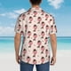 thumbnail image 4 of Balery Dachshund Dog Heart Camisas hawaianas de manga corta para hombre, camisas playeras de corte holgado, camisas de vacaciones con botones,Small, 4 of 7