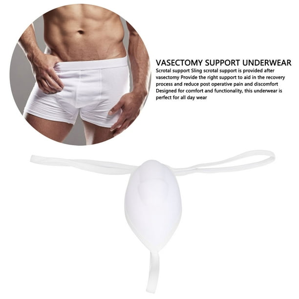 Vasectomy Jockstrap, Breathable Cotton Men Sports Jockstrap Supportive  Underwear For Exercises, Running, Cycling