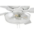 thumbnail image 3 of S101W5-60WWOK Craftmade Lighting Super Pro 101 Series - 60 Inch 5 Blade Ceiling Fan with Bowl Light Kit, 3 of 16